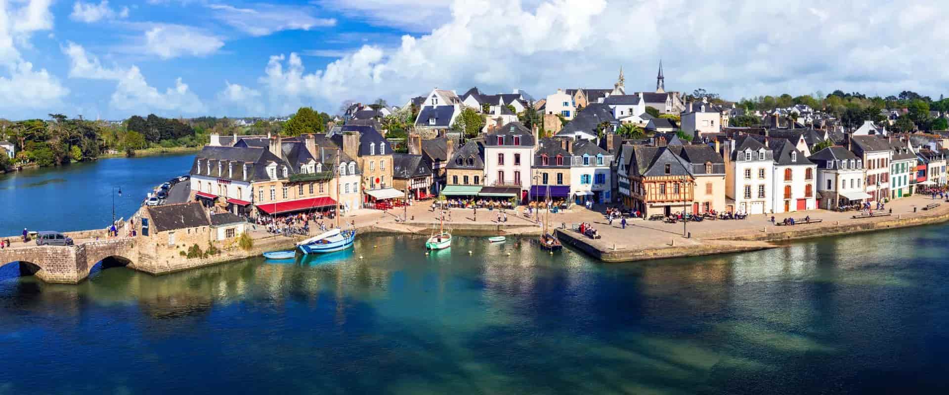 Agence immobilière sur Auray Pluneret - Vue du port de Saint Goustan - La Vie Ici Immobilier